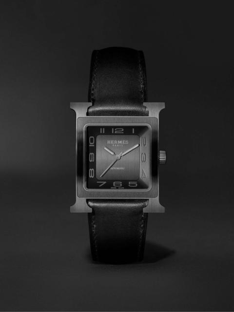 Hermès Heure H Automatic 34mm Titanium Watch, Ref. No. W054131WW00
