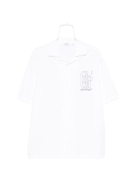 Off-White logo-print short-sleeve shirt