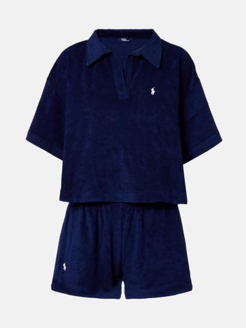 Polo Ralph Lauren Set of cotton polo shirt and Bermuda shorts