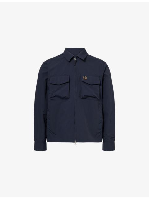Fred Perry Patch-Pocket Ripstop Woven Overshirt