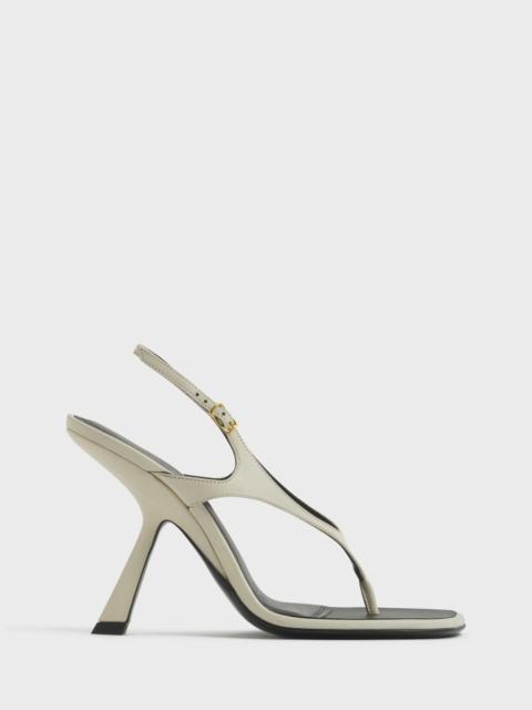 MUGLER Milk thong strap sandals 105