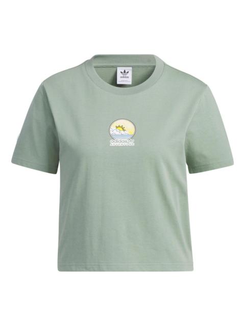 adidas (WMNS) adidas Outdoor T-Shirt 'Green' IK8612