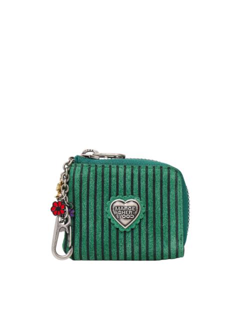 MARGESHERWOOD Heart Lace Mini Zipper Wallet