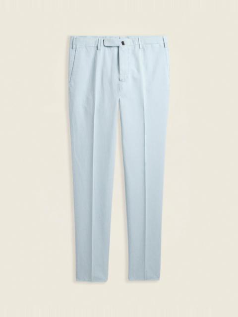 SLOWEAR Slim fit cotton and linen trousers