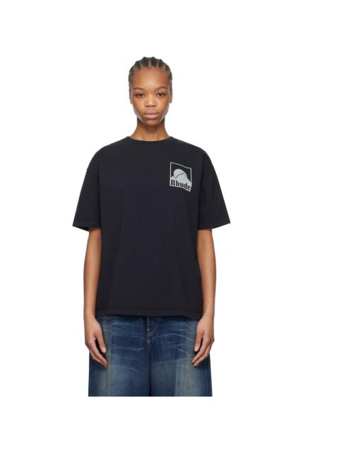 Rhude Black Moonlight Badge T-shirt