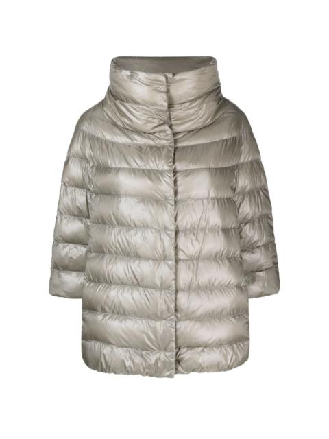 high-neck puffer jacket