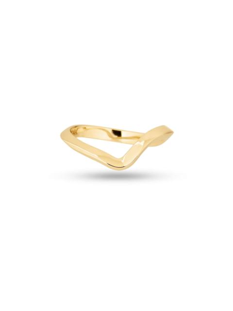 STONE AND STRAND Gold Luxe Ribbon Ring Band