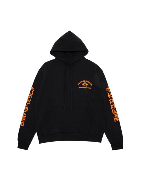 Chrome Hearts Triple Cross Hoodie 'Black/Orange'