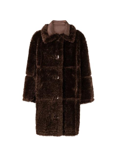 Samira faux-shearling coat