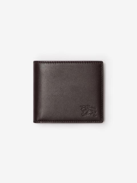 Burberry Pop Check Bifold Coin Wallet