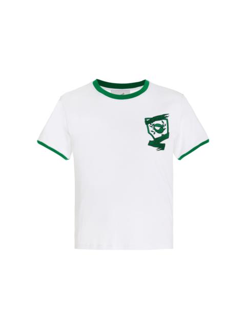 COPERNI Embroidered Cotton T-Shirt white