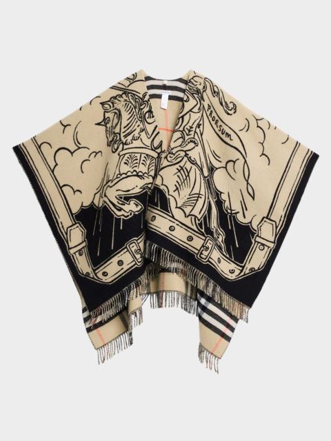 Burberry Stormy Knight EKD Wool Cape