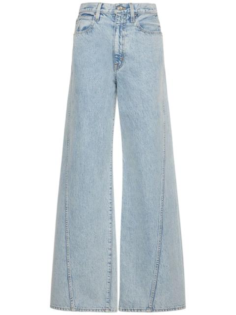 SLVRLAKE Eva cotton denim wide jeans