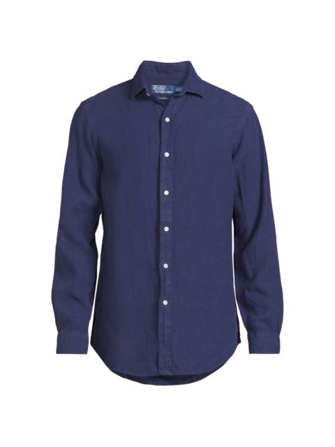 Polo Ralph Lauren Men's Classic-Fit Linen Shirt - Newport Navy