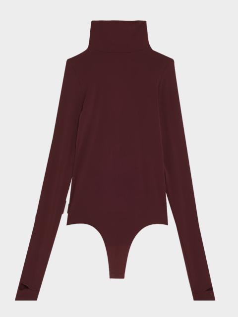 commando Matte Long-Sleeve Turtleneck Bodysuit