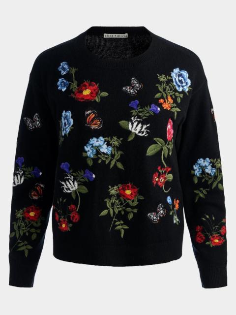 Alice + Olivia Teanna Embellished Sweater