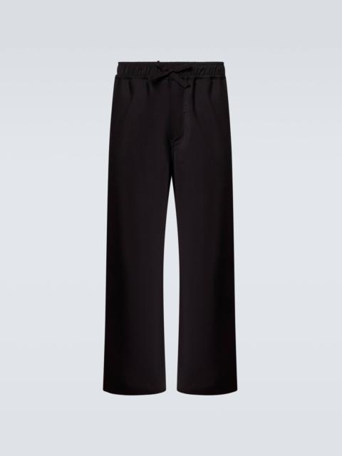 SAMAN AMEL Wool wide-leg pants