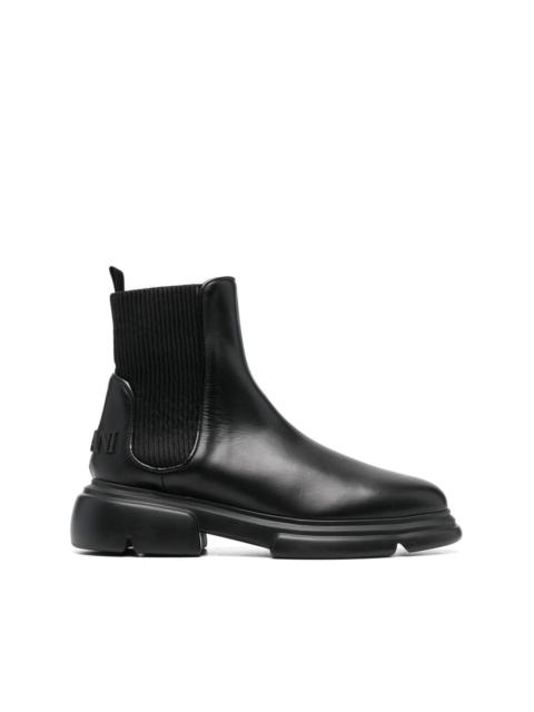 chunky-sole chelsea boots