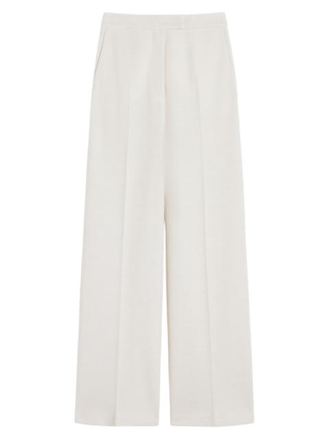 Max Mara Women's Wool Piqué Trousers - Ivory