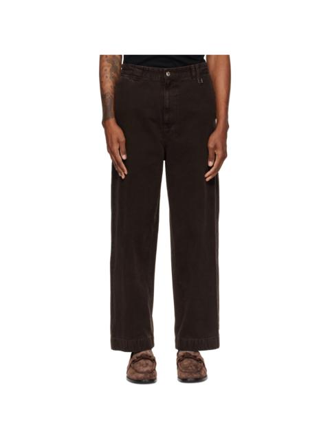 Wooyoungmi Brown Chino Trousers