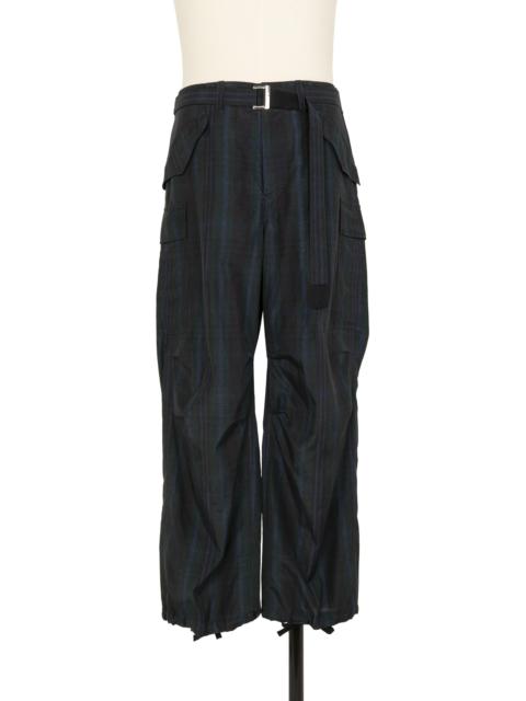 sacai Plaid Pants