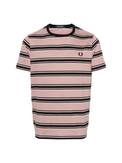 striped cotton T-shirt