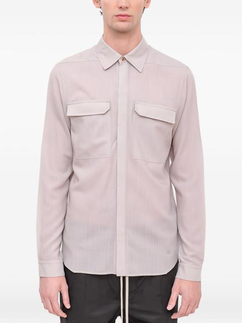 Rick Owens chest-pocket shirt