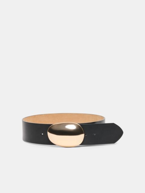 dolce vita BUBBLE BUCKLE BELT BLACK GOLD