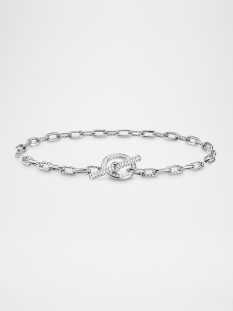 DAVID YURMAN 3mm DY Madison Toggle Bracelet in Silver