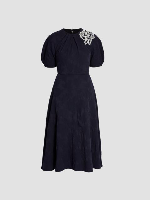Erdem SHORT SLEEVE MIDI DRESS
