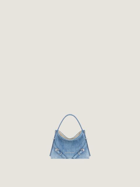 Givenchy NANO VOYOU BAG IN WASHED DENIM