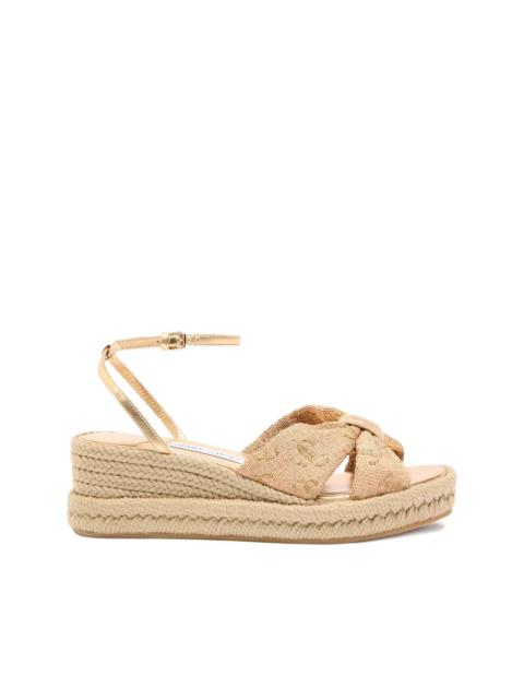 60mm Aella wedge sandals