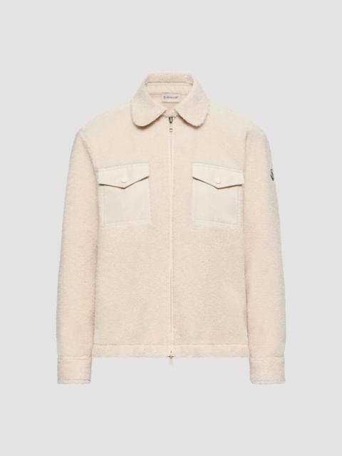 Moncler Women's Jacket in Fleece - Light Beige