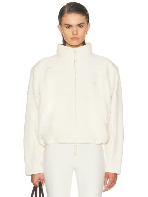 SKIMS Ski Teddy Boxy Zip Up Jacket