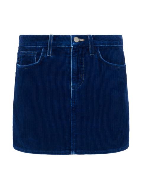 L'AGENCE Paris Corduroy Mini Skirt