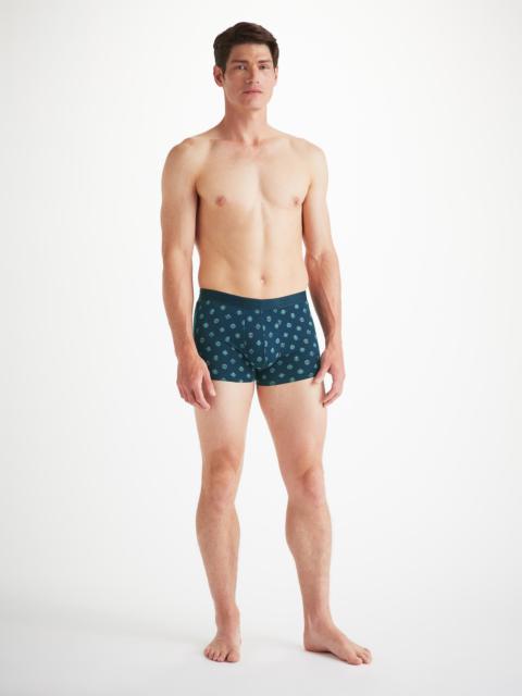 Derek Rose Men's Boxer Briefs Medalion Pima Cotton Stretch Navy