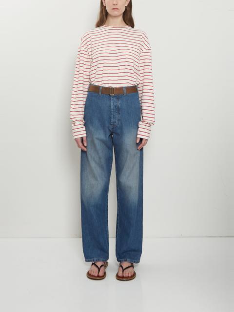 Plan C Belt Denim Trousers