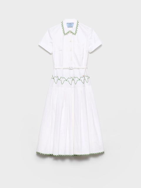 Prada Embroidered old reps cloth dress