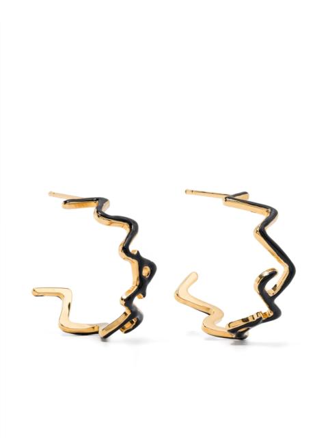 Marni Marni Logo Earrings