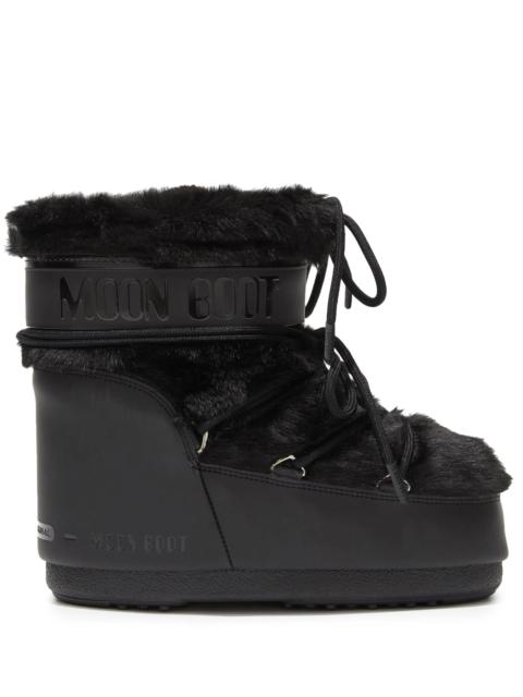 MOON BOOT Moon Boot Icon Low Faux-fur Lace-up Boots
