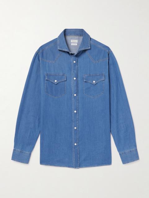 Brunello Cucinelli Denim Shirt