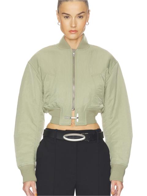 HAELO Crop Bomber Jacket