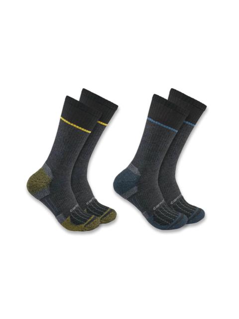 Carhartt Carhartt Force® Midweight Steel Toe Crew Sock 2-Pack