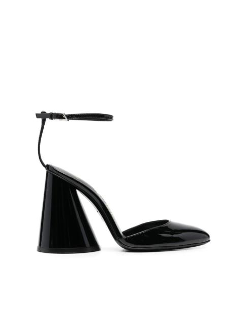 THE ATTICO pointed-toe leather pumps