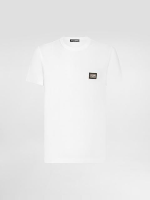 Dolce & Gabbana Cotton T-shirt with branded tag