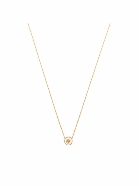 TORY BURCH Kira enamel pendant necklace