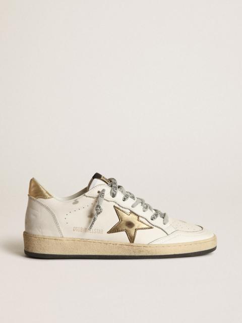 Golden Goose Ball Star sneakers with gold star and heel tab