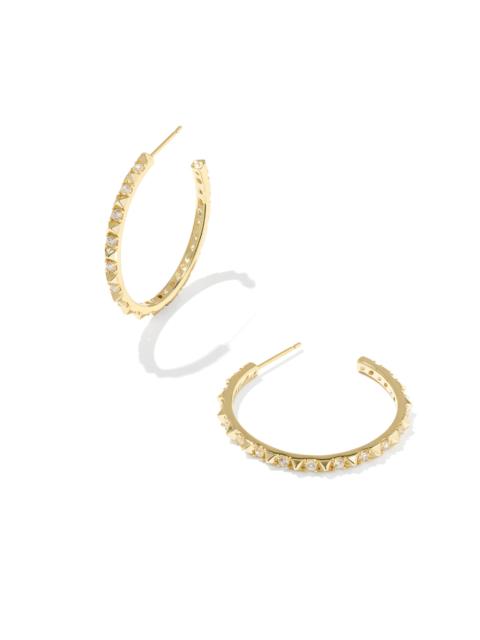KENDRA SCOTT Fate Gold Hoop Earrings