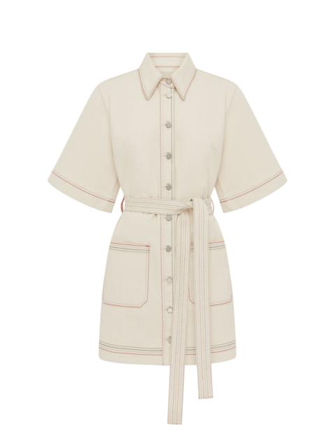 ALÉMAIS Norma Denim Mini Dress