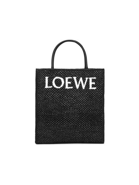 Loewe raffia top handle tote bag